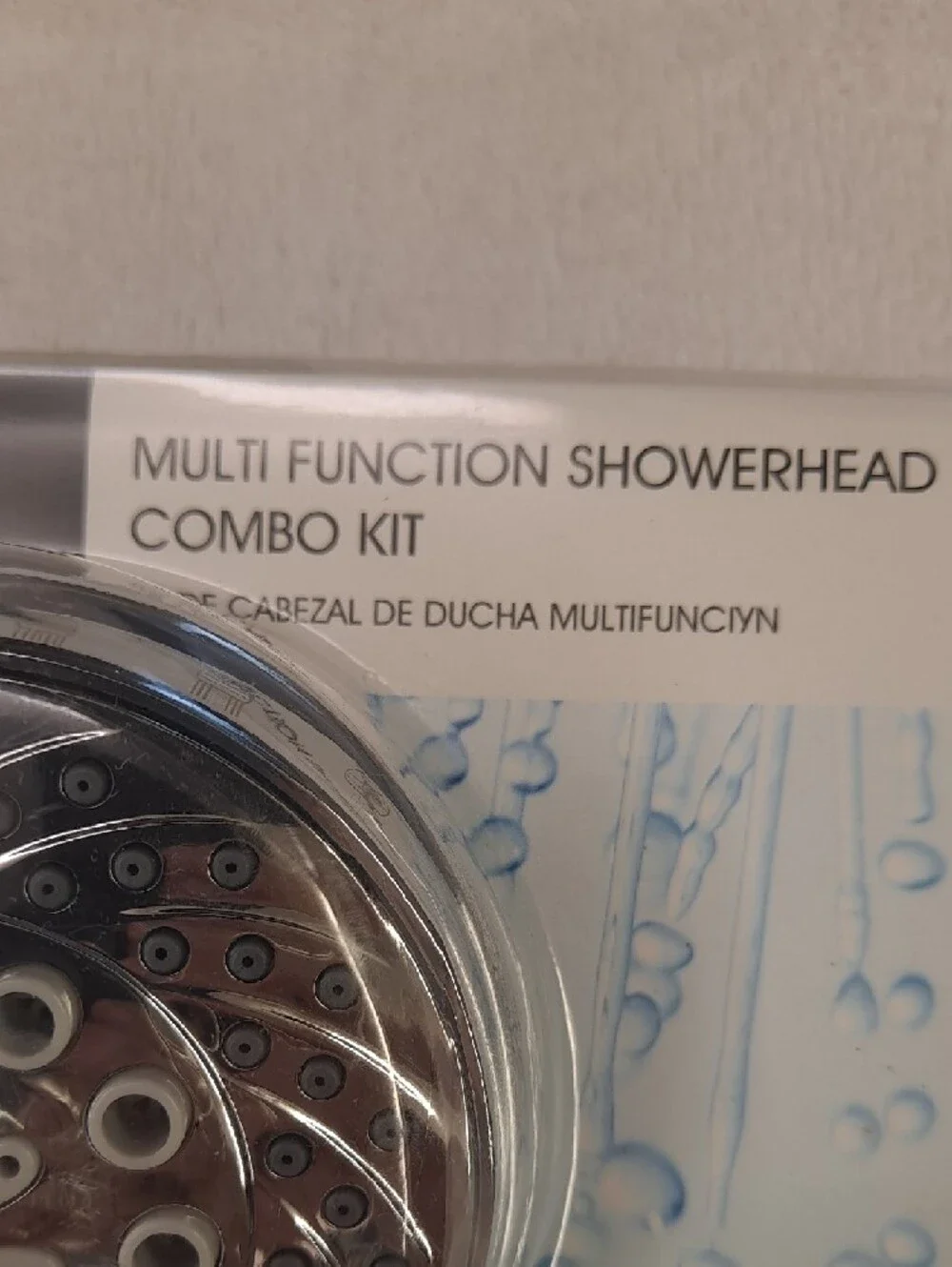 EASY HOME Chrome Multi-Function Showerhead Combo Kit - Chrome